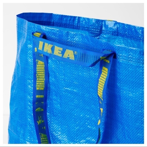 NWT IKEA Iconic Small Classic Shopping Shipping Reseller Blogger Favorite Tote - Picture 4 of 6